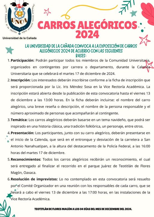 Carros alegóricos 2024